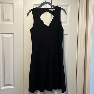 Loft A Line Black Dress